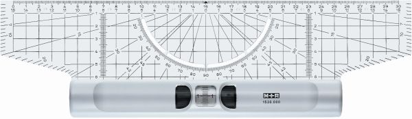 M+r rolllineal acryl 30cm 15300000 winkelmesser lupe - Mr-15300000-4004627255009
