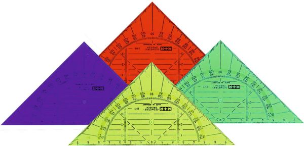 M+r geometriedreieck 14cm 2317-0150 farbig ass. - Mr-2317-0150-4004627231768