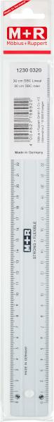 M+r universallineal 30cm 712300320 glasklar, bruchfest - M+r-712300320-4004627432097-02.jpg