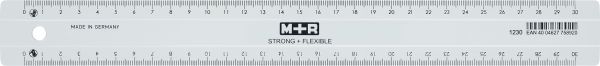 M+r universallineal 30cm 712300320 glasklar, bruchfest - Mr-712300320-4004627432097