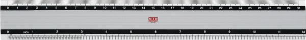 M+r metall-lineal 30cm 718300000 skaliert alu - Mr-718300000-4004627183012