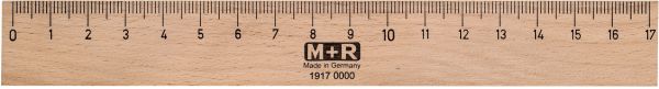 M+r lineal 17cm 719170000 metalleinlage buche - Mr-719170000-4004627259014