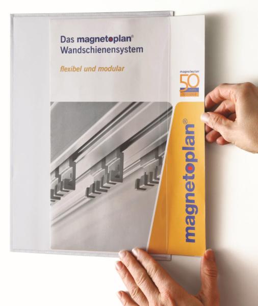 Magnetoplan magnetofix sichttaschen a4 1120100 weiss quer - Magnetoplan-1120100-4013695031705-03.jpg