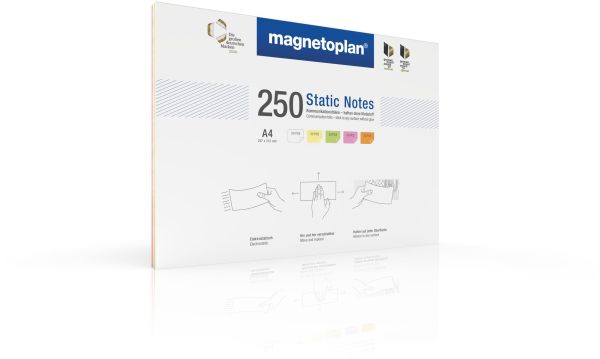 Magnetoplan static notes a4 11250410 ass. 250 stück - Magnetoplan-11250410-4013695060910
