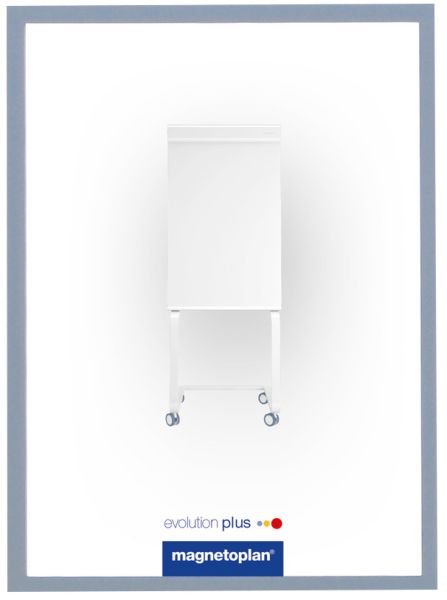 Magnetoplan magnetrahmen magnetofix a4 1130301 grau 5 stk. - Magnetoplan-1130301-4013695013626