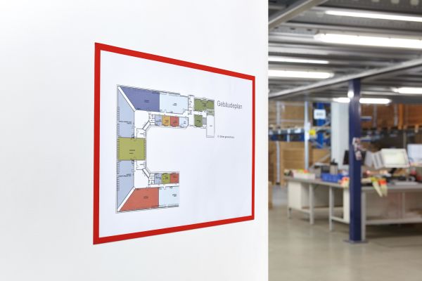 Magnetoplan magnetrahmen magnetofix a3 1130406 rot 5 stk. - Magnetoplan-1130406-4013695015026
