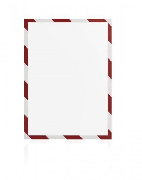 Magnetoplan magnetrahmen magnetofix a4 1131446 safety, rot/weiss 5 stück - Magnetoplan-1131446-4013695056968-04.jpg