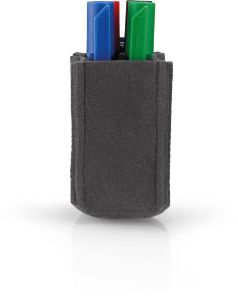 Magnetoplan stiftehalter magnetotray s 1227601 grau, filz recyceled - Magnetoplan-1227601-4013695062969-03.jpg