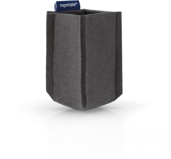 Magnetoplan stiftehalter magnetotray s 1227601 grau, filz recyceled - Magnetoplan-1227601-4013695062969