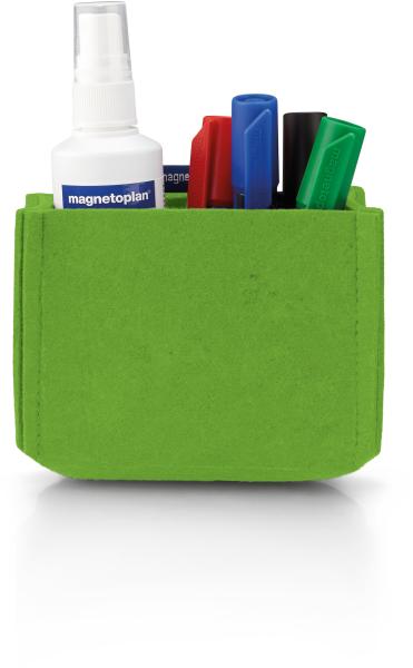 Magnetoplan stiftehalter magnetotray m 1227705 grün, filz recyceled - Magnetoplan-1227705-4013695063003-03.jpg