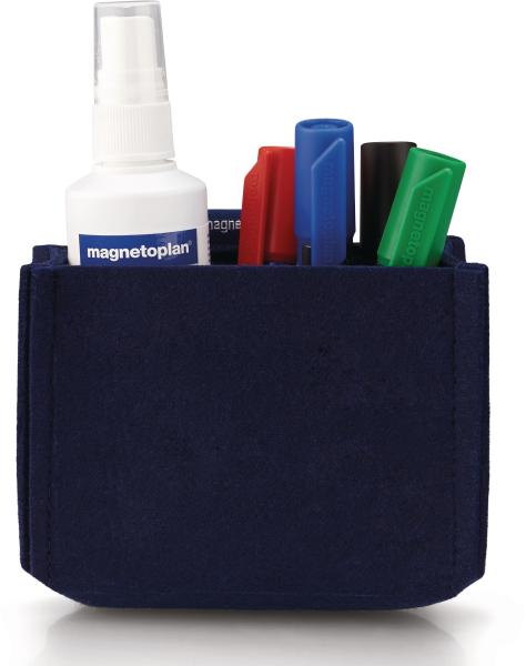 Magnetoplan stiftehalter magnetotray m 1227714 blau, filz recyceled - Magnetoplan-1227714-4013695062839-04.jpg
