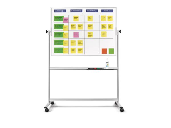 Magnetoplan scrum board 1800x1200mm 1240699 xl mobil inkl. zubehör - Magnetoplan-1240699-4013695059242