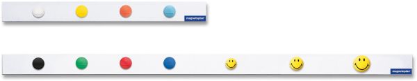 Magnetoplan magnetowandleisten 1000mm 16151 weiss 10 stk. - Magnetoplan-16151-4013695010588