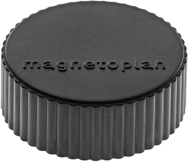 Magnetoplan haltemagnete magnum 16600412 schwarz, blister 4 stk. - Magnetoplan-16600412-4013695020549