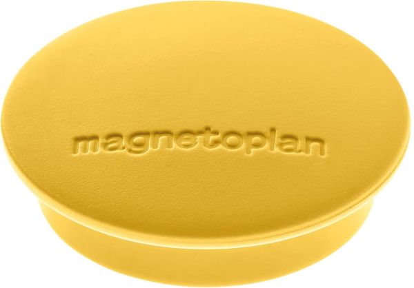 Magnetoplan magnet discofix junior 34mm 1662102 gelb 10 stk. - Magnetoplan-1662102-4013695025520