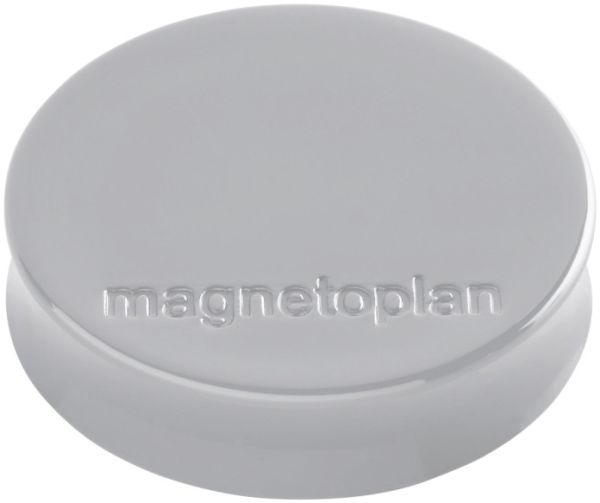 Magnetoplan magnet ergo medium 10 stk. 1664001 grau 30mm - Magnetoplan-1664001-4013695058917