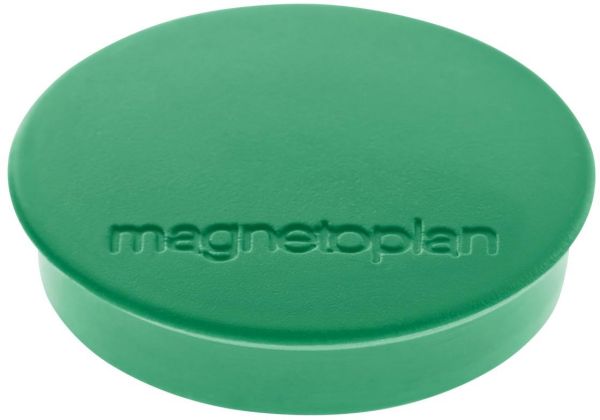 Magnetoplan magnet discofix standard 30mm 1664205 grün, ca. 0.7 kg 10 stk. - Magnetoplan-1664205-4013695013879