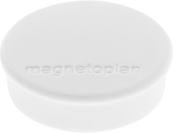 Magnetoplan magnet discofix hobby 24mm 1664500 weiss, ca. 0.3 kg 10 stk. - Magnetoplan-1664500-4013695011042