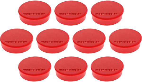 Magnetoplan magnet discofix hobby 24mm 1664506 rot, ca. 0.3 kg 10 stk. - Magnetoplan-1664506-4013695011080-02.jpg