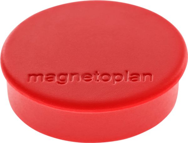 Magnetoplan magnet discofix hobby 24mm 1664506 rot, ca. 0.3 kg 10 stk. - Magnetoplan-1664506-4013695011080