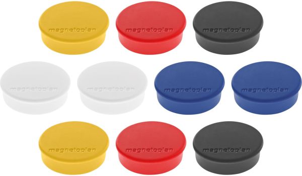 Magnetoplan magnet discofix hobby 24mm 1664510 assortiert ca. 0.3 kg 10 stk. - Magnetoplan-1664510-4013695019802