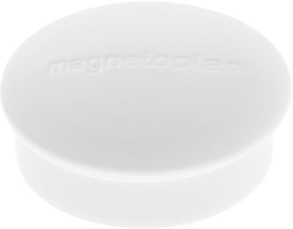 Magnetoplan magnet discofix mini 19mm 1664600 weiss 10 stk. - Magnetoplan-1664600-4013695016344