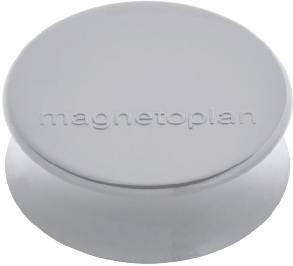 Magnetoplan magnet ergo large 10 stk. 1665001 grau 34mm - Magnetoplan-1665001-4013695058924