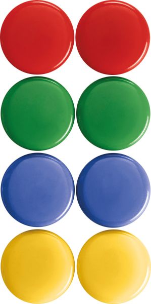 Magnetoplan signalmagnete 16663 ass. d=30mm 8 stk. - Magnetoplan-16663-4013695028361