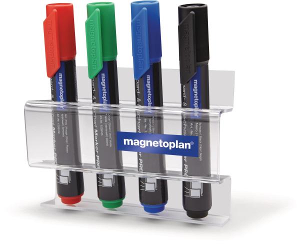 Magnetoplan magnetischer stiftehalter 16712 für 4 marker - Magnetoplan-16712-4013695021041-02.jpg
