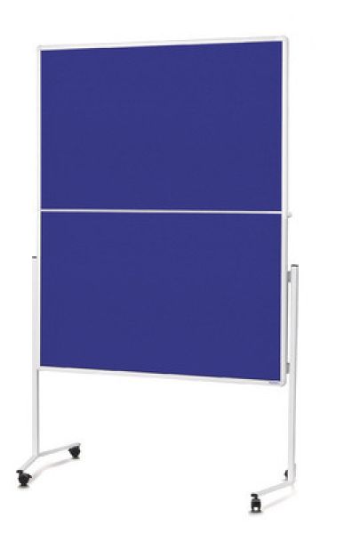 Magnetoplan moderatorentafel filz blau 2111303 klappbar 1200x1500mm - Magnetoplan-2111303-4013695033211