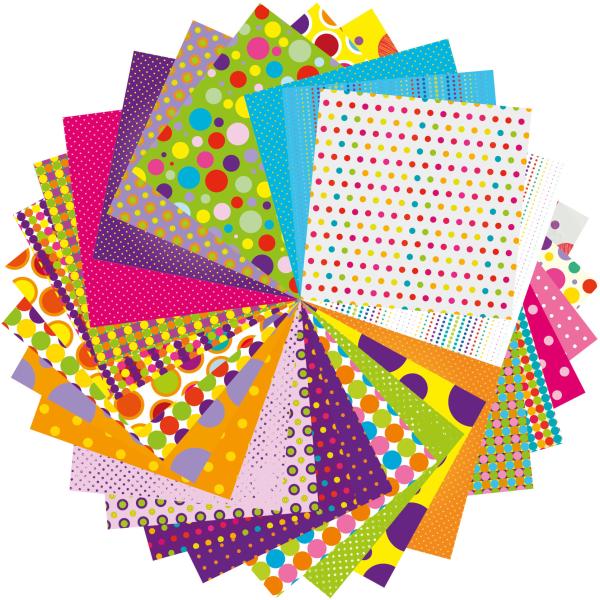 Mandarine origamipapier 20x20cm 52506o bubbles 70g 60 blatt - Mandarine-52506o-3065500525061-02.jpg