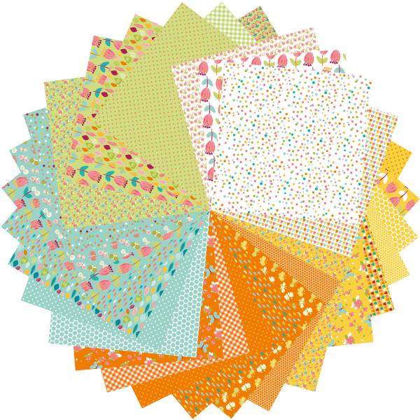 Mandarine origamipapier 20x20cm or505o frühling 70g 60 blatt - Mandarine-or505o-3609510575052-02.jpg
