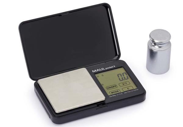 Maul pocket ii taschenwaage 500g 1611590 schwarz - Maul-1611590-4002390061223