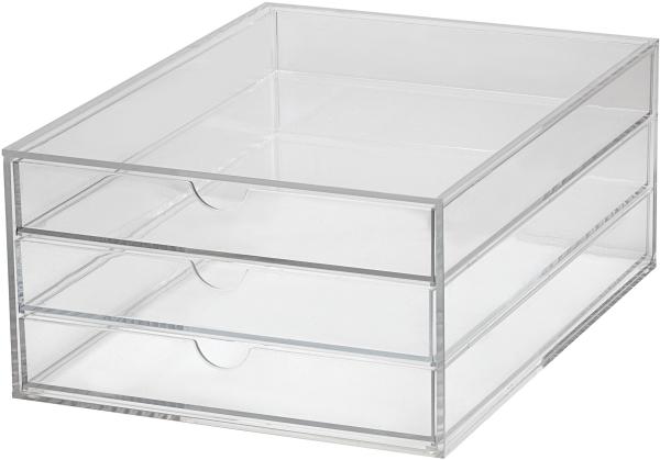 Maul schubladenbox acryl a4 1950405 3 fächer - Maul-1950405-4002390067454