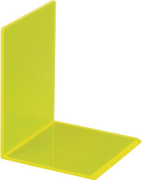 Maul buchstütze 10x10x13cm 3513611 transparent gelb 2 stück - Maul-3513611-4002390081313