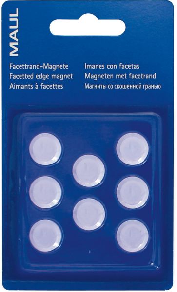 Maul magnete 15mm 6175202 weiss 8 stück - Maul-6175202-4002390027090