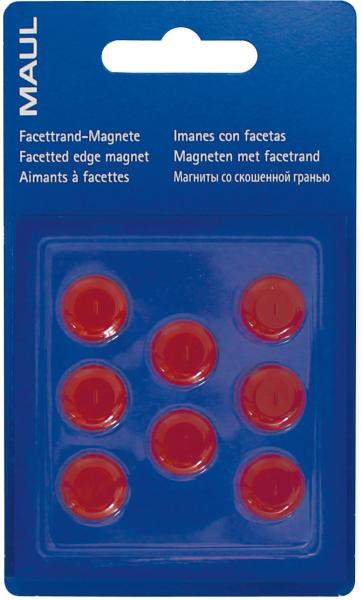 Maul magnete 15mm 6175225 rot 8 stück - Maul-6175225-4002390027106