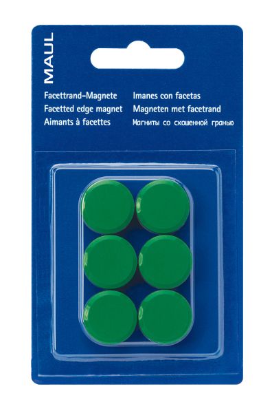 Maul magnete 20mm 6176255 grün 6 stück - Maul-6176255-4002390027229
