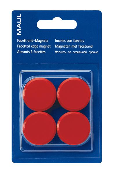 Maul magnete 30mm 6177225 rot 4 stück - Maul-6177225-4002390027243