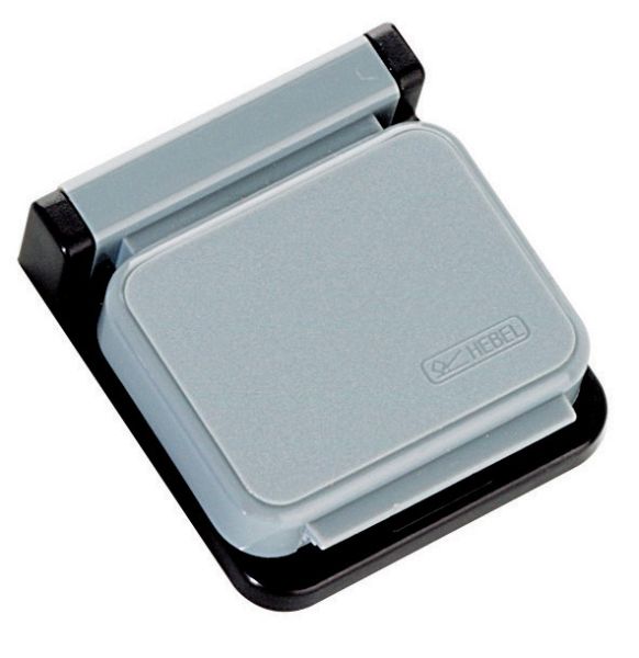 Maul magnetclip s 3,6x4cm 6240084 grau - Maul-6240084-4002390022682