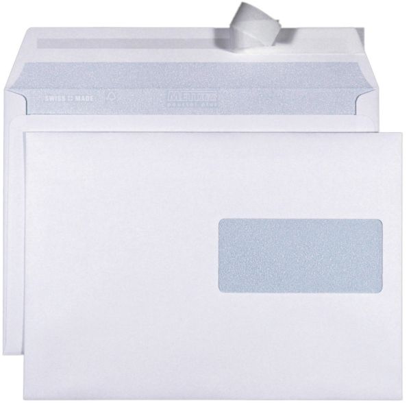 Mettler couvert fenster rechts c5 8064-100 x 45 fe 100g, ultraweiss 500 stk. - Mettler-8064-100-x-45-fe-7640126060231