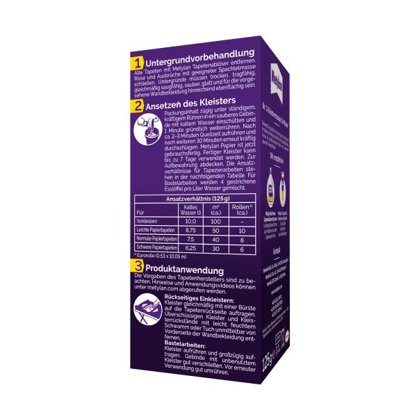 Metylan tapetenkleister papier mpp40 45900330 125g - Metylan-45900330-4057278007015-02.jpg