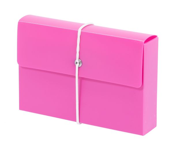 Metzger&mendle karteikartenbox mit gummi a7 66030360 rot 7.5x12.5cm - Metzgermendle-66030360-4009793840424