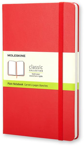 Moleskine notizbuch classic a6 002-4 blanko rot - Moleskine-002-4-9788862930024