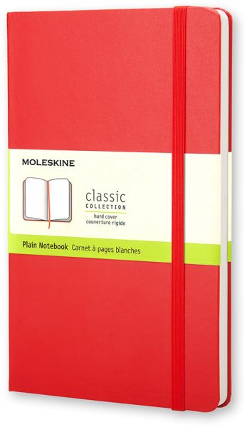 Moleskine notizbuch classic a5 006-2 blanko rot - Moleskine-006-2-9788862930062
