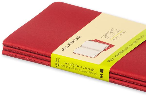 Moleskine notizheft cahier a6 097-0 blanko, rot 3 stück - Moleskine-097-0-9788862930970-05.jpg