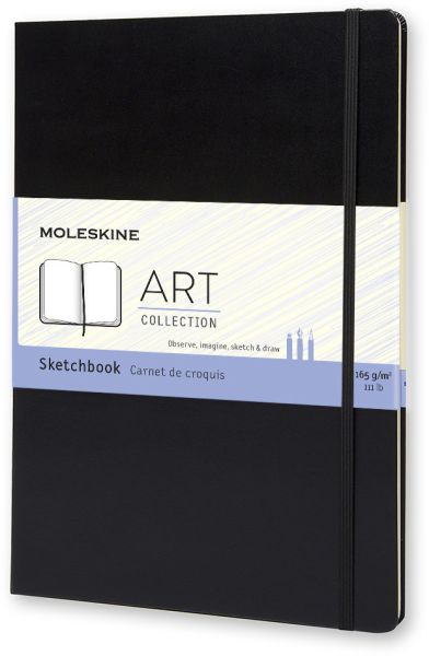 Moleskine skizzenbuch a4 193-9 schwarz - Moleskine-193-9-9788862931939