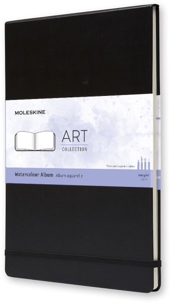 Moleskine aquarell-skizzenbuch a4 194-6 schwarz - Moleskine-194-6-9788862931946