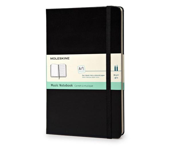 Moleskine music notebook a5 310-0 schwarz - Moleskine-310-0-9788862933100