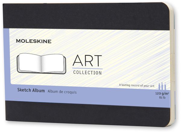 Moleskine skizzenbuch a6 335-7 blanko schwarz - Moleskine-335-7-9788867323357